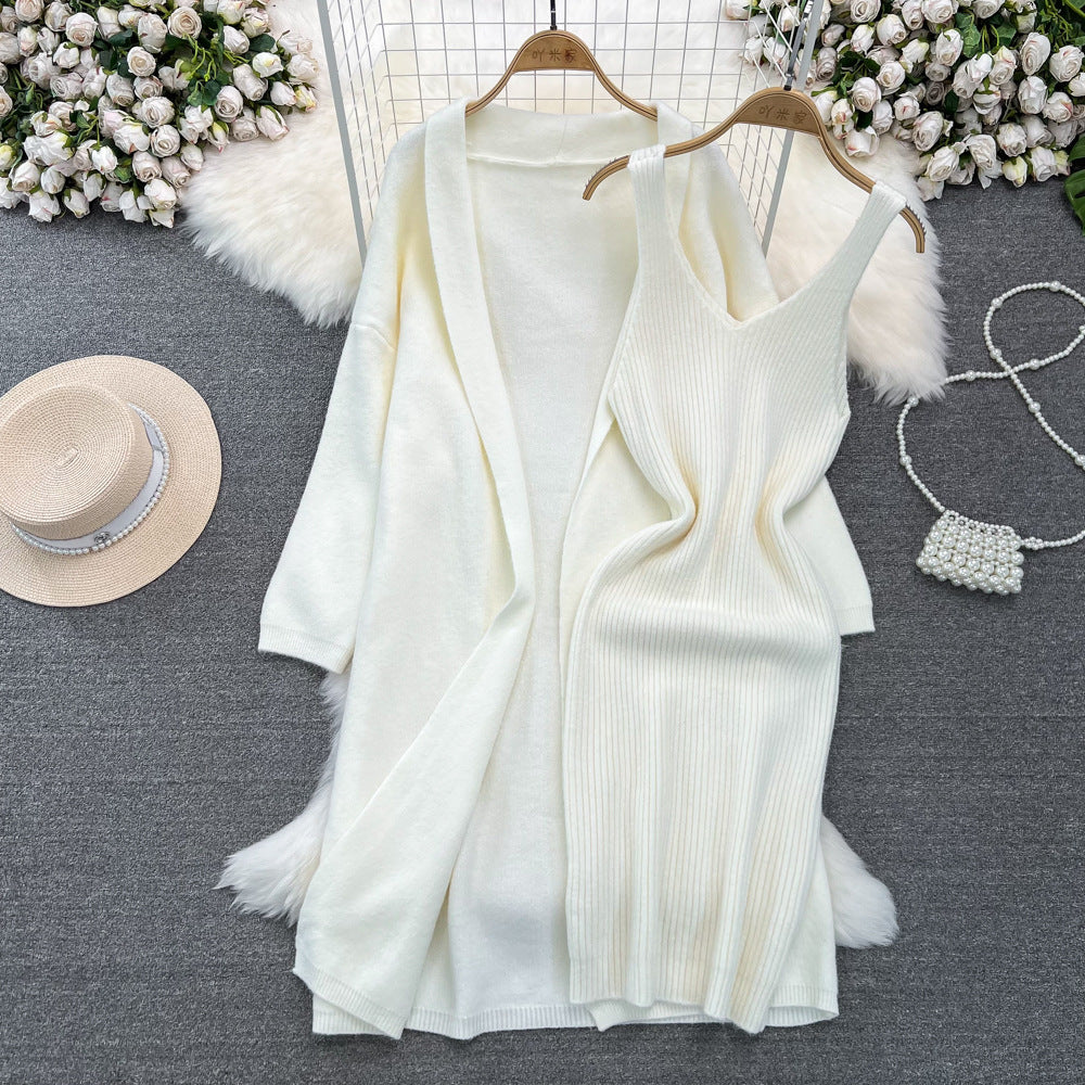 Completo due pezzi in maglia morbida e versatile, stile casual
