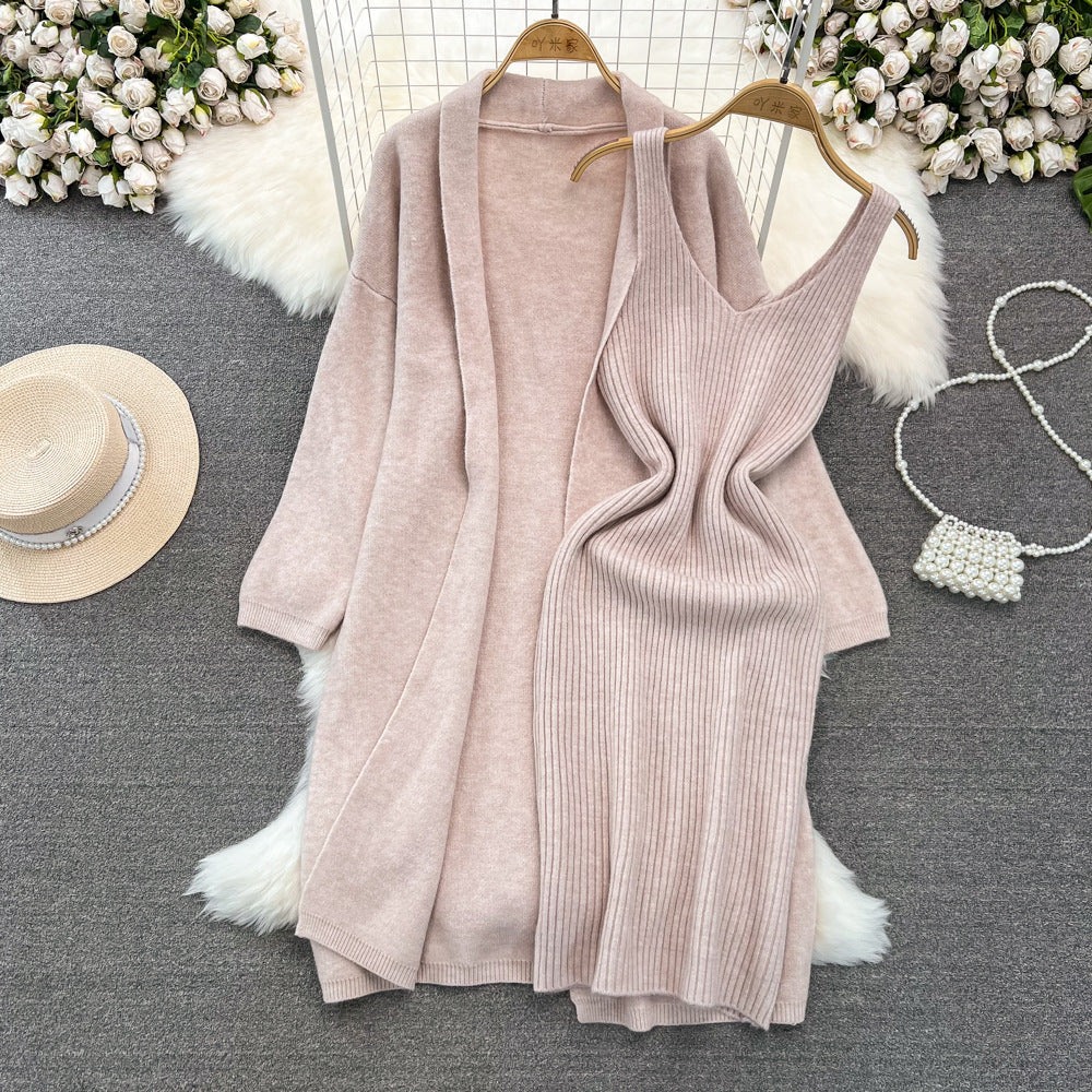 Completo due pezzi in maglia morbida e versatile, stile casual