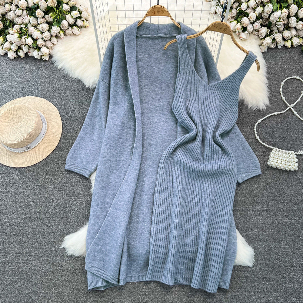 Completo due pezzi in maglia morbida e versatile, stile casual